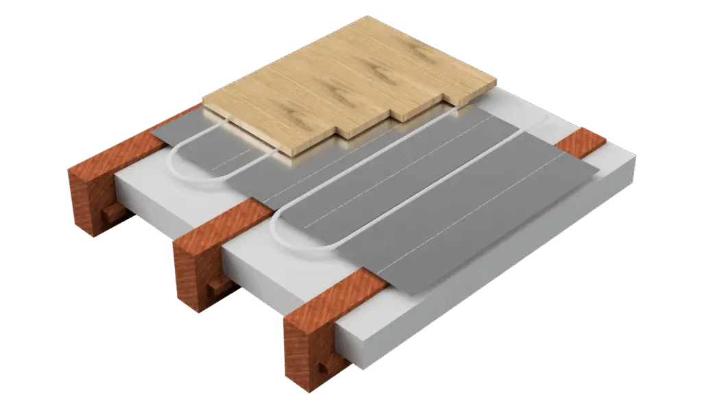 joisted underfloor heating