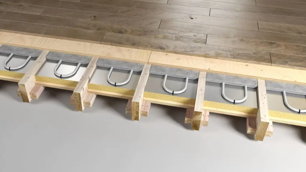 joisted underfloor heating